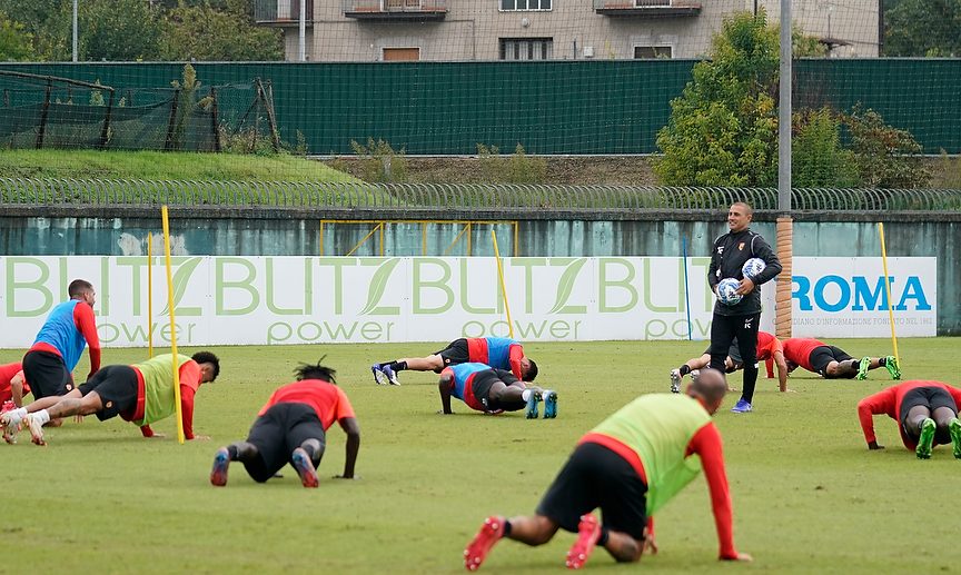 Cannavaro benevento allenamento