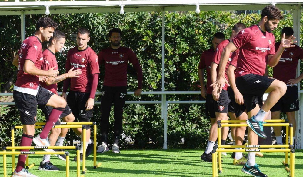 salernitana allenamento